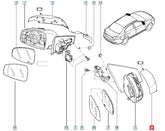 Megane Yan Ayna Kapağı Şema